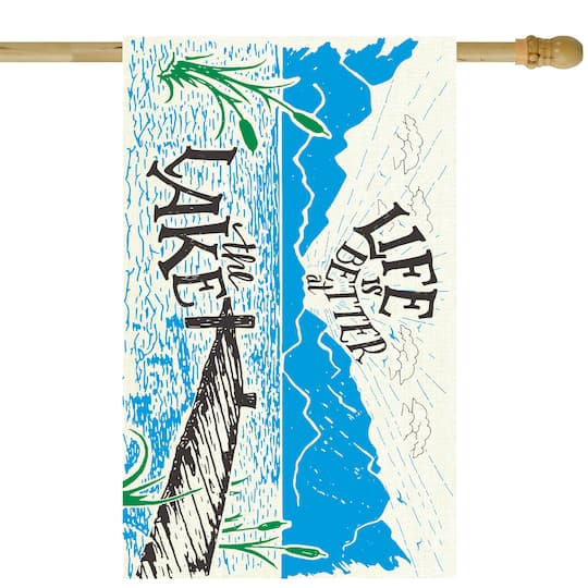 Life is Better at the Lake Doormat